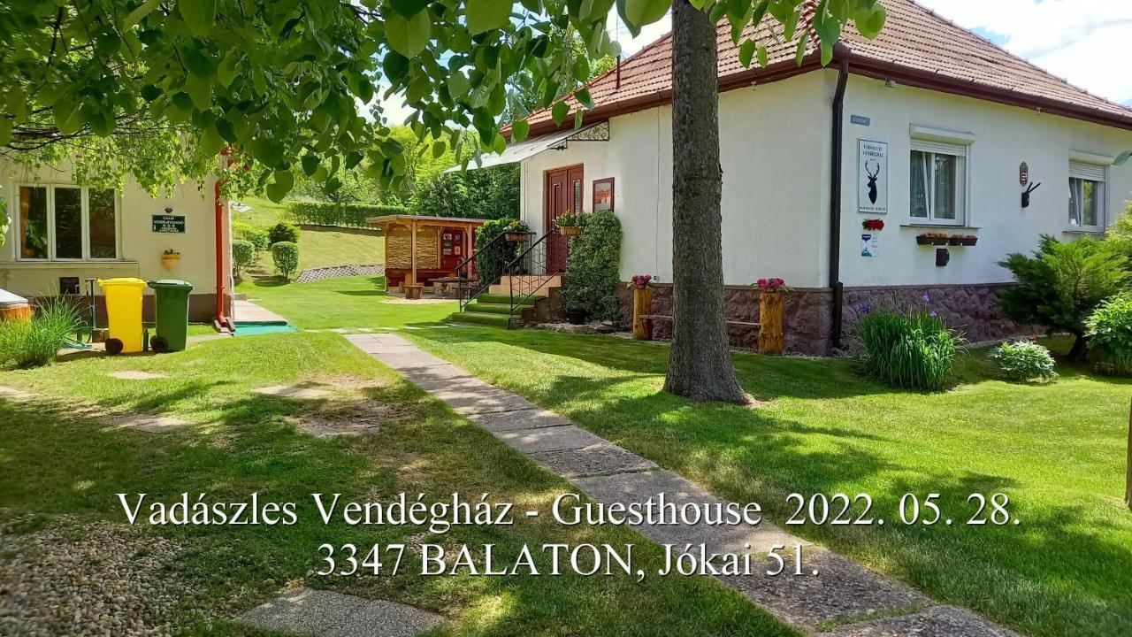 Apartment Vadaszles Vendeghaz *